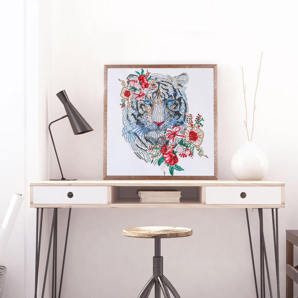 Crystal Rhinestone Diamond Painting Kit - Animal Tiger - Hibah-Diamond painting art studio