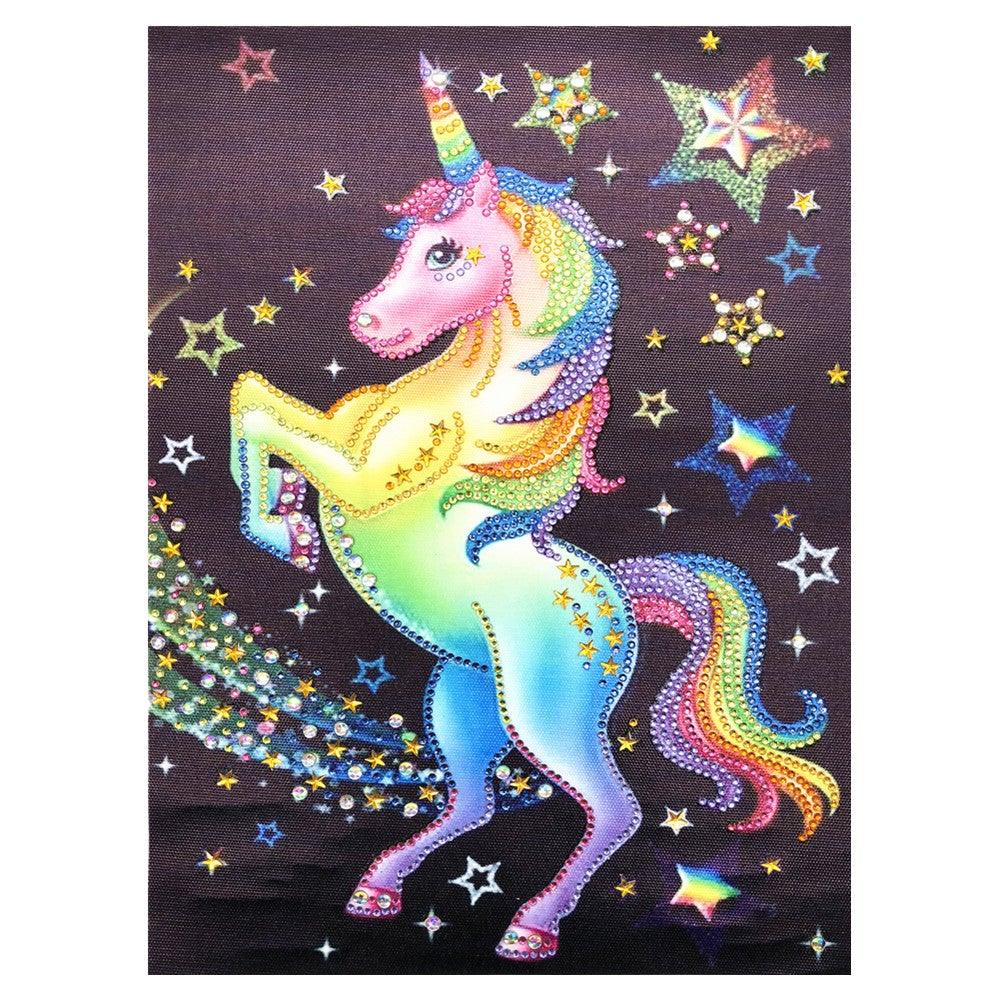 Crystal Rhinestone Diamond Painting Kit - Animal Unicorn - Hibah-Diamond painting art studio