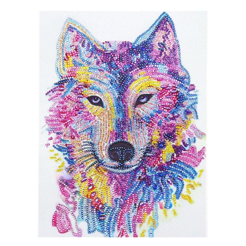 Crystal Rhinestone Diamond Painting Kit - Animal wolf - Hibah-Diamond painting art studio