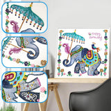 Crystal Rhinestone Diamond Painting Kit - Baby Elephant - Hibah-Diamond painting art studio