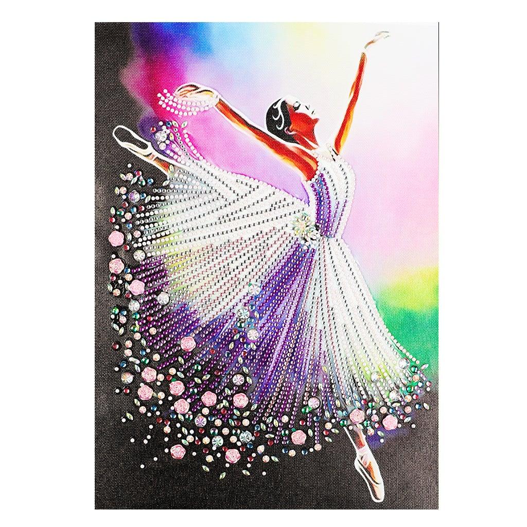 Crystal Rhinestone Diamond Painting Kit - Ballet dancer - Hibah-Diamond painting art studio