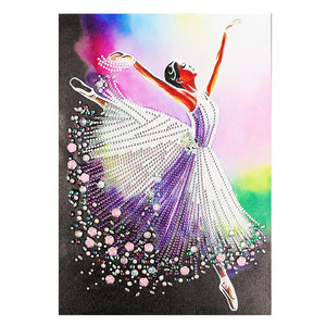 Crystal Rhinestone Diamond Painting Kit - Ballet dancer - Hibah-Diamond painting art studio