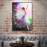 Crystal Rhinestone Diamond Painting Kit - Ballet dancer - Hibah-Diamond painting art studio
