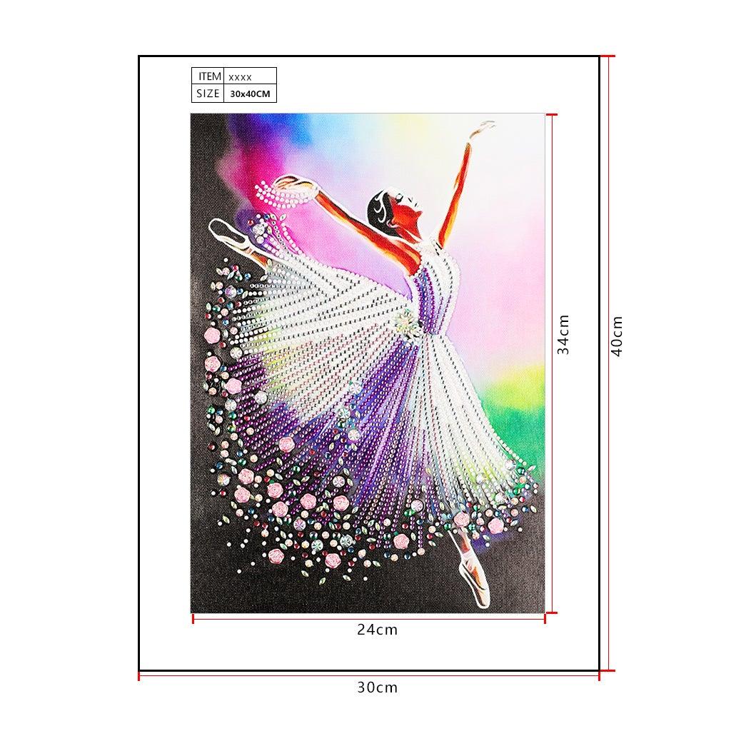 Crystal Rhinestone Diamond Painting Kit - Ballet dancer - Hibah-Diamond painting art studio