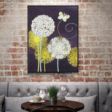 Crystal Rhinestone Diamond Painting Kit - Beautiful dandelions - Hibah-Diamond painting art studio