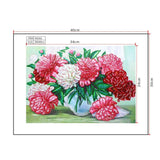 Crystal Rhinestone Diamond Painting Kit - Beautiful flower - Hibah-Diamond painting art studio