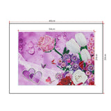 Crystal Rhinestone Diamond Painting Kit - Beautiful flowers - Hibah-Diamond painting art studio