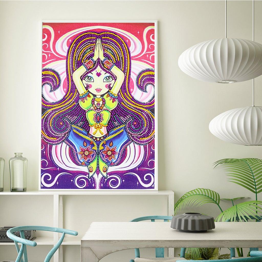 Crystal Rhinestone Diamond Painting Kit - Beautiful girl - Hibah-Diamond painting art studio