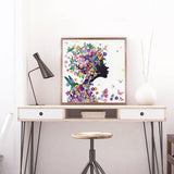 Crystal Rhinestone Diamond Painting Kit - Beautiful girl - Hibah-Diamond painting art studio