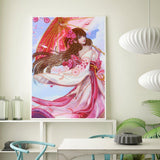 Crystal Rhinestone Diamond Painting Kit - Beautiful girl - Hibah-Diamond painting art studio