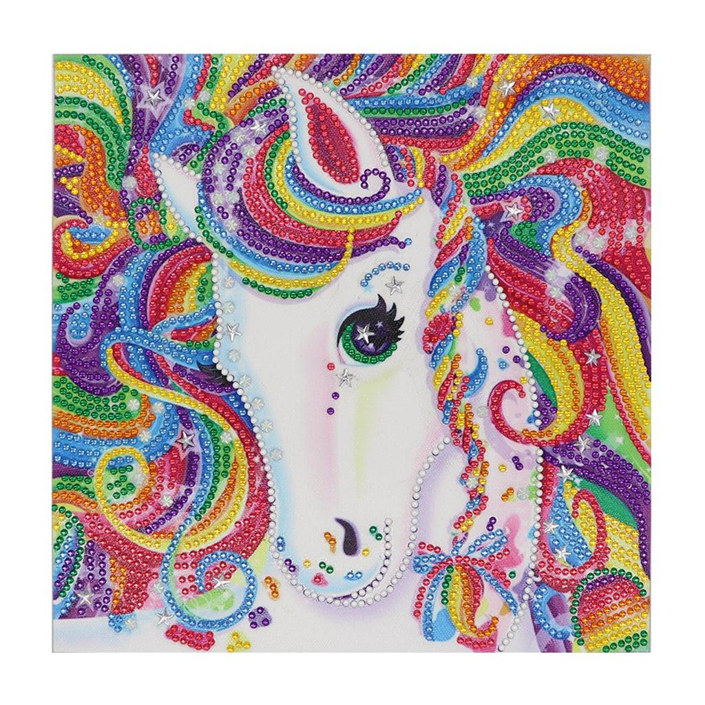Crystal Rhinestone Diamond Painting Kit - Beautiful Unicorn - Hibah-Diamond painting art studio