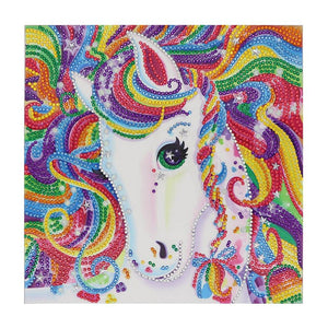 Crystal Rhinestone Diamond Painting Kit - Beautiful Unicorn - Hibah-Diamond painting art studio