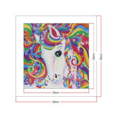 Crystal Rhinestone Diamond Painting Kit - Beautiful Unicorn - Hibah-Diamond painting art studio