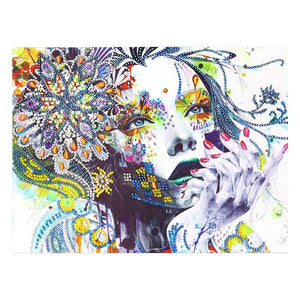 Crystal Rhinestone Diamond Painting Kit -Beautiful woman - Hibah-Diamond?painting art studio