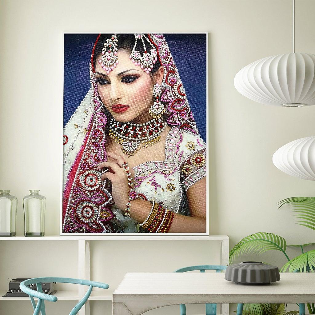 Crystal Rhinestone Diamond Painting Kit - Beautiful woman - Hibah-Diamond painting art studio