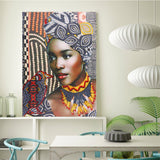 Crystal Rhinestone Diamond Painting Kit - Black Women - Hibah-Diamond painting art studio