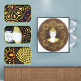 Crystal Rhinestone Diamond Painting Kit - Buddhist Buddha Statue - Hibah-Diamond painting art studio