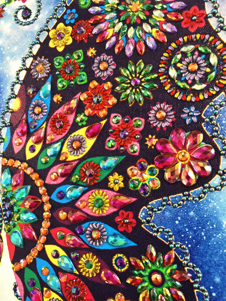 Crystal Rhinestone Diamond Painting Kit - Butterfly (16x16inch) - Hibah-Diamond painting art studio