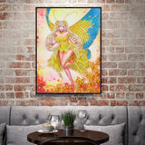 Crystal Rhinestone Diamond Painting Kit - Butterfly Elf - Hibah-Diamond painting art studio