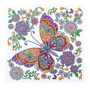 Crystal Rhinestone Diamond Painting Kit - Butterfly - Hibah-Diamond painting art studio
