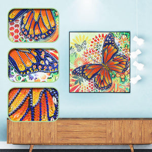 Crystal Rhinestone Diamond Painting Kit - Butterfly - Hibah-Diamond painting art studio