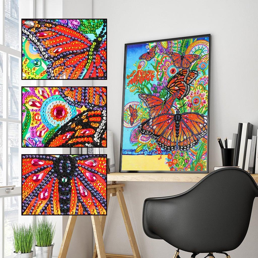 Crystal Rhinestone Diamond Painting Kit - Butterfly - Hibah-Diamond painting art studio