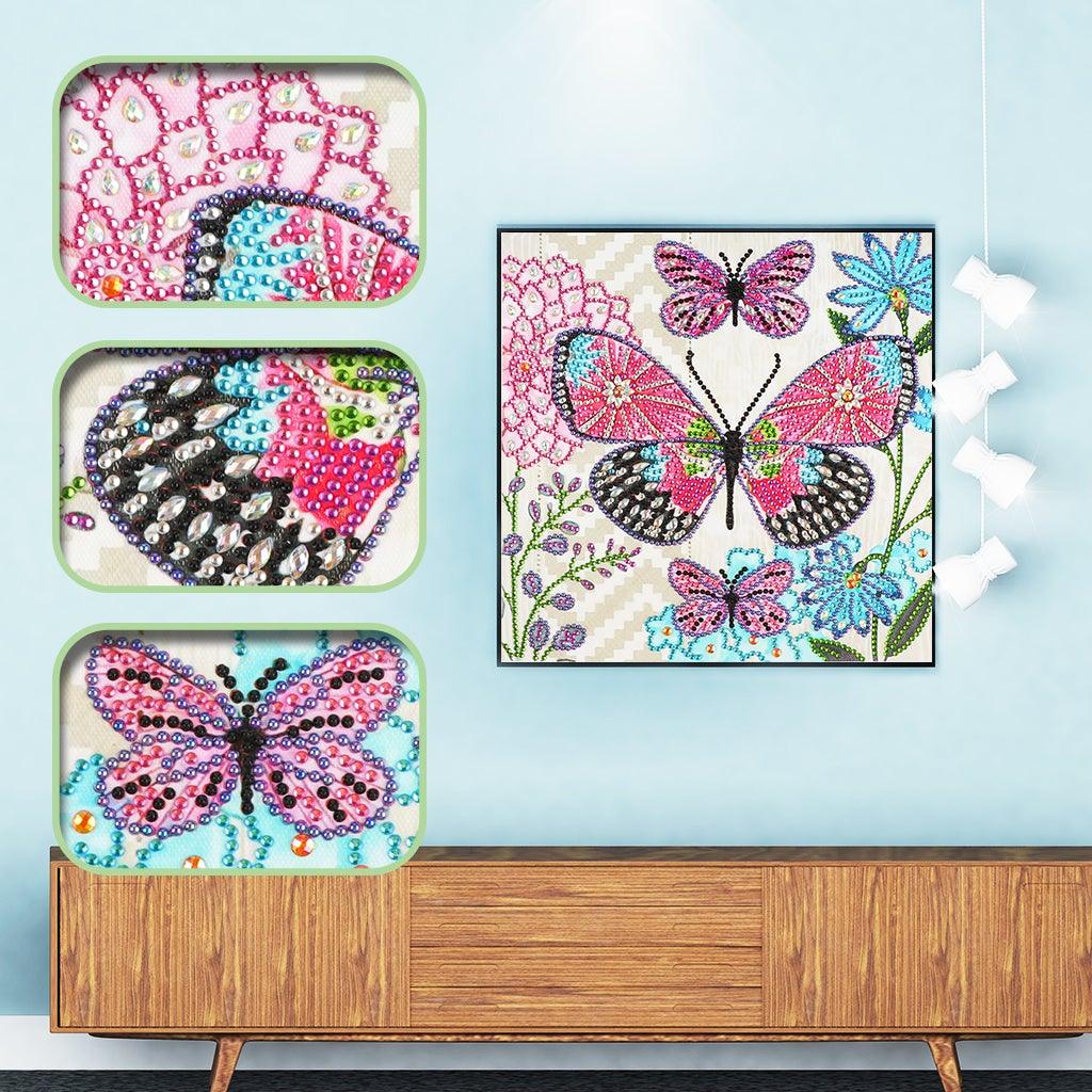 Crystal Rhinestone Diamond Painting Kit - Butterfly - Hibah-Diamond painting art studio