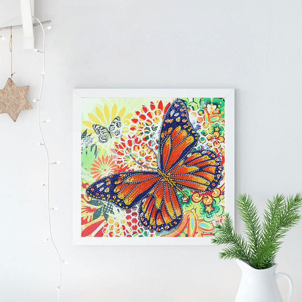 Crystal Rhinestone Diamond Painting Kit - Butterfly - Hibah-Diamond painting art studio
