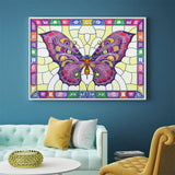 Crystal Rhinestone Diamond Painting Kit - Butterfly - Hibah-Diamond painting art studio