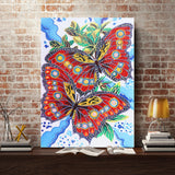 Crystal Rhinestone Diamond Painting Kit - Butterfly - Hibah-Diamond painting art studio