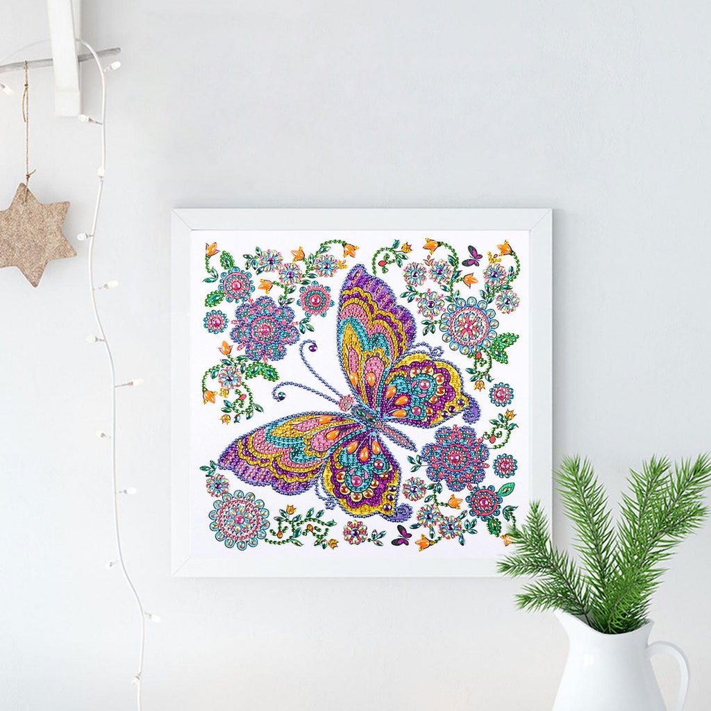 Crystal Rhinestone Diamond Painting Kit - Butterfly - Hibah-Diamond painting art studio