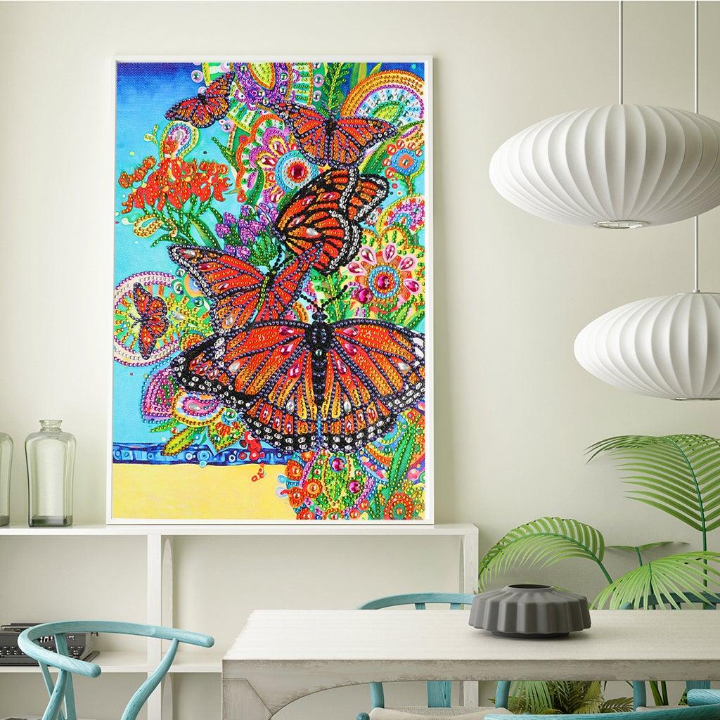 Crystal Rhinestone Diamond Painting Kit - Butterfly - Hibah-Diamond painting art studio