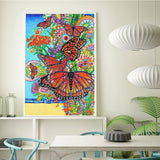 Crystal Rhinestone Diamond Painting Kit - Butterfly - Hibah-Diamond painting art studio