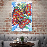 Crystal Rhinestone Diamond Painting Kit - Butterfly - Hibah-Diamond painting art studio