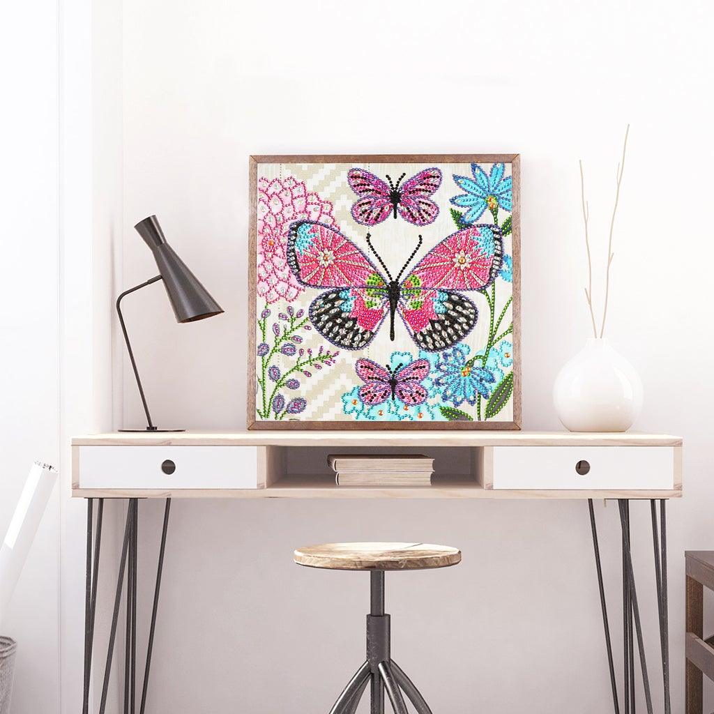 Crystal Rhinestone Diamond Painting Kit - Butterfly - Hibah-Diamond painting art studio