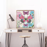 Crystal Rhinestone Diamond Painting Kit - Butterfly - Hibah-Diamond painting art studio