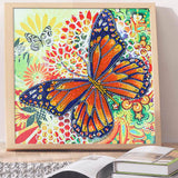 Crystal Rhinestone Diamond Painting Kit - Butterfly - Hibah-Diamond painting art studio