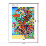 Crystal Rhinestone Diamond Painting Kit - Butterfly - Hibah-Diamond painting art studio