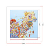 Crystal Rhinestone Diamond Painting Kit - Camel - Hibah-Diamond painting art studio
