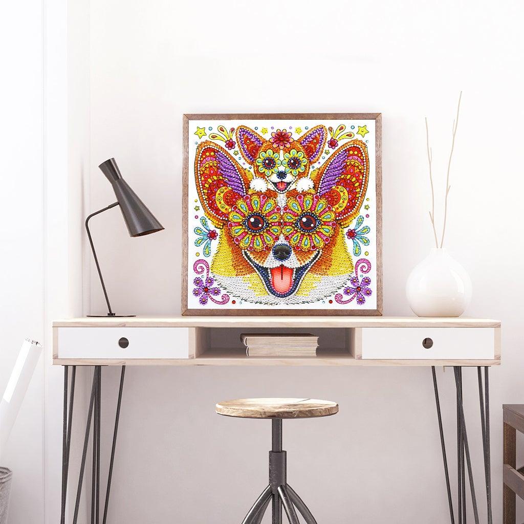 Crystal Rhinestone Diamond Painting Kit - Cartoon Animal Dog - Hibah-Diamond painting art studio