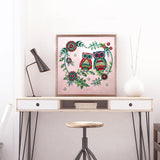 Crystal Rhinestone Diamond Painting Kit - Cartoon Animal Owl - Hibah-Diamond painting art studio