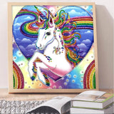Crystal Rhinestone Diamond Painting Kit - Cartoon Animal Unicorn - Hibah-Diamond painting art studio