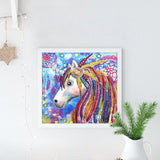 Crystal Rhinestone Diamond Painting Kit - Cartoon Animal Unicorn - Hibah-Diamond painting art studio