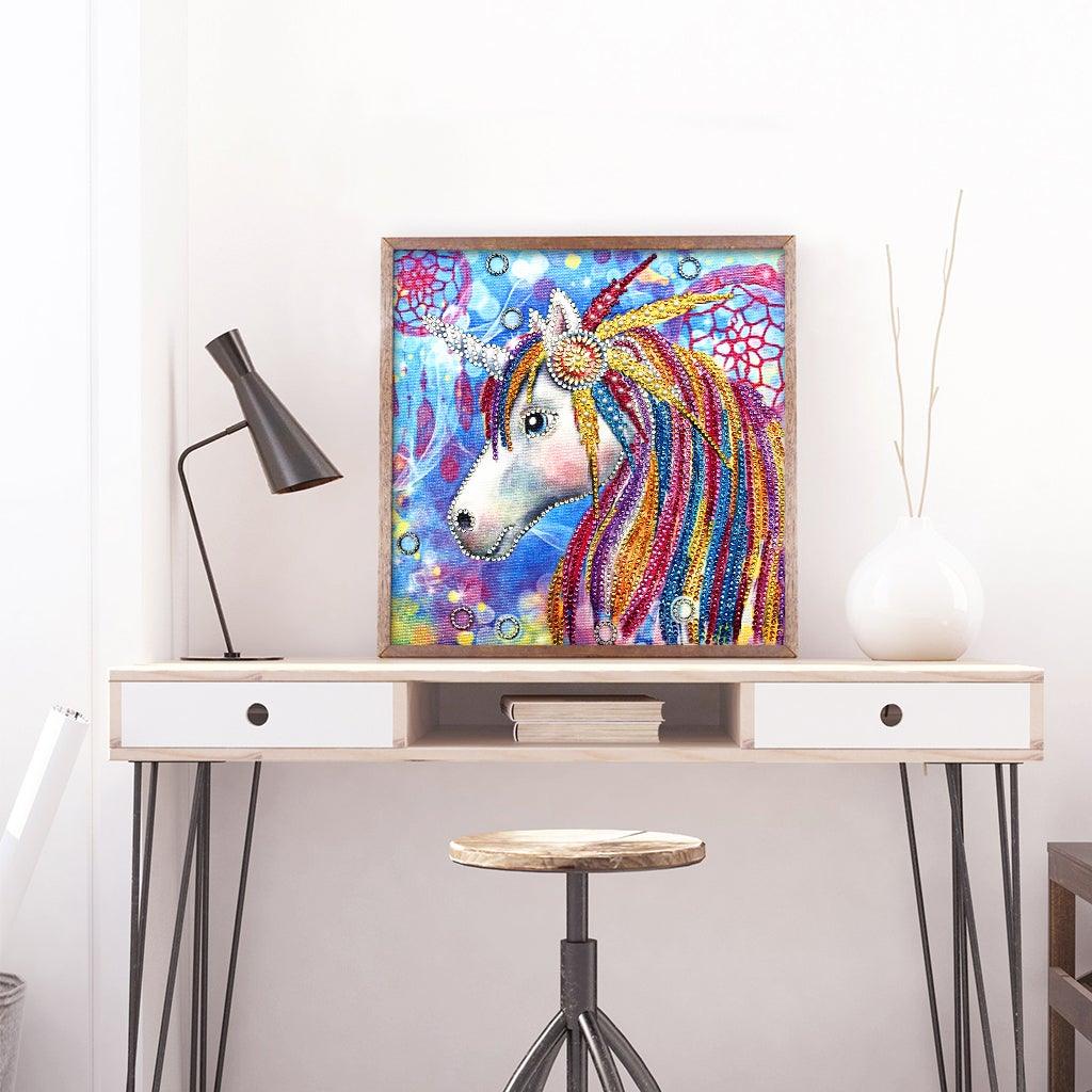 Crystal Rhinestone Diamond Painting Kit - Cartoon Animal Unicorn - Hibah-Diamond painting art studio