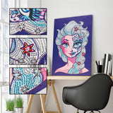 Crystal Rhinestone Diamond Painting Kit - Cartoon Anime Character Girl - Hibah-Diamond painting art studio