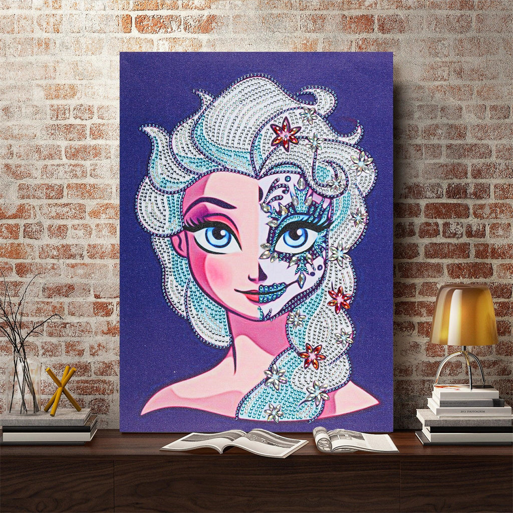 Crystal Rhinestone Diamond Painting Kit - Cartoon Anime Character Girl - Hibah-Diamond painting art studio