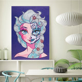 Crystal Rhinestone Diamond Painting Kit - Cartoon Anime Character Girl - Hibah-Diamond painting art studio