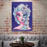 Crystal Rhinestone Diamond Painting Kit - Cartoon Anime Character Girl - Hibah-Diamond painting art studio