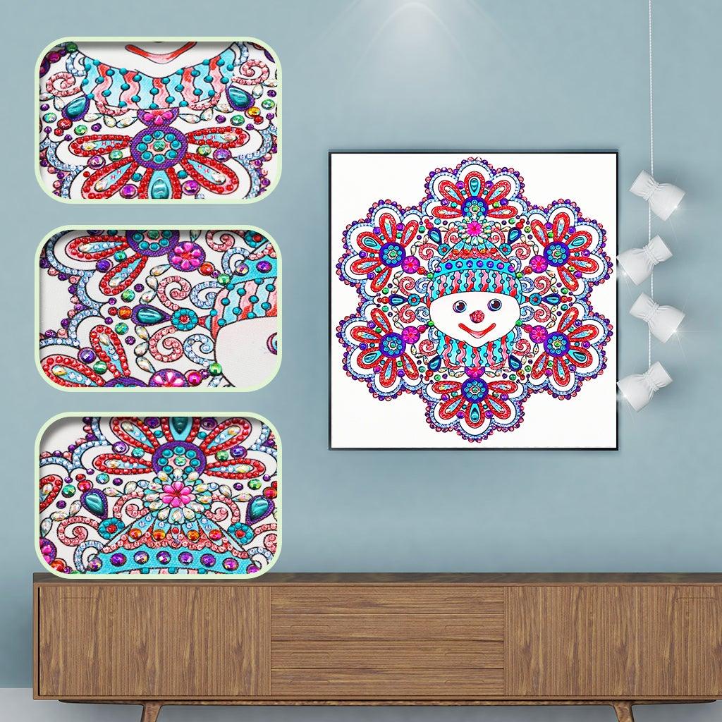 Crystal Rhinestone Diamond Painting Kit - Cartoon Christmas Snowman Doll - Hibah-Diamond painting art studio