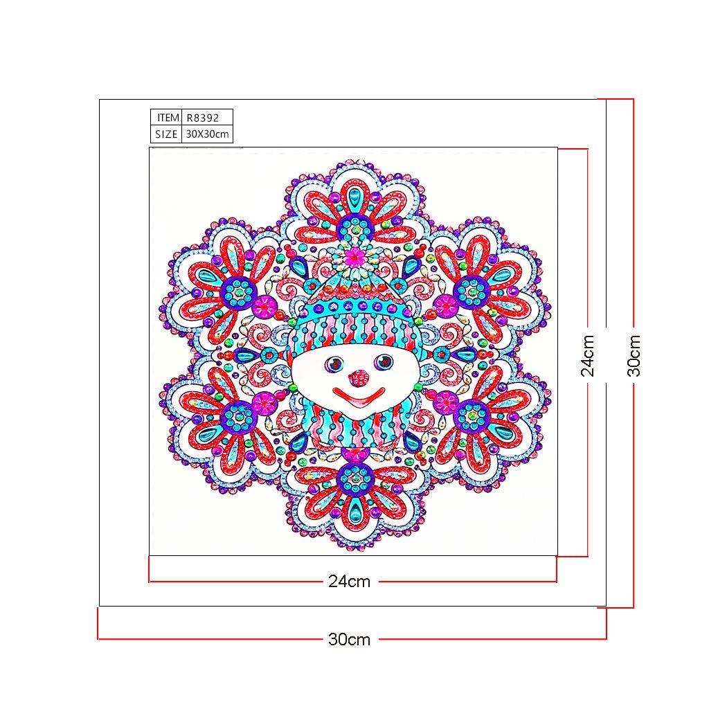 Crystal Rhinestone Diamond Painting Kit - Cartoon Christmas Snowman Doll - Hibah-Diamond painting art studio
